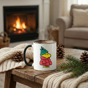 Peanuts Woodstock Puffy Winter Jacket Mug