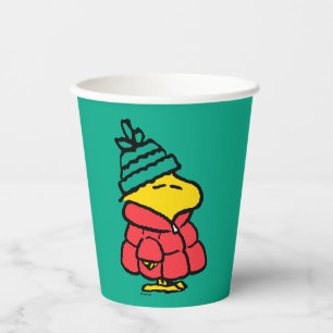 Peanuts Woodstock Puffy Winter Jacket Paper Cups