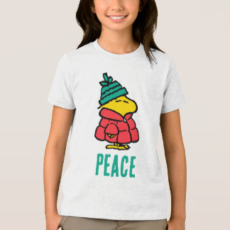 Peanuts | Woodstock Puffy Winter Jacket Tri-Blend Shirt