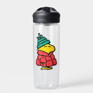 Peanuts Woodstock Puffy Winter Jacket Water Bottle