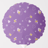 Peanuts | Woodstock Purple Heart Pattern