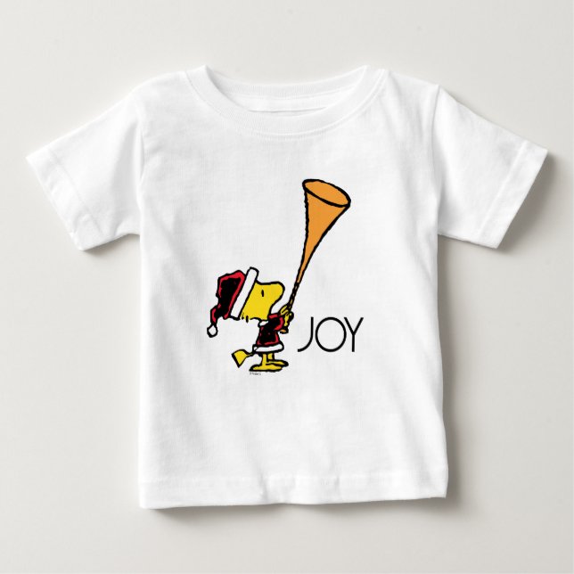 Peanuts | Woodstock Santa Claus Baby T-Shirt (Front)
