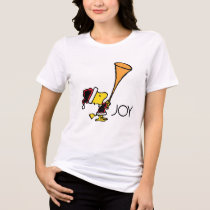 Peanuts | Woodstock Santa Claus Tri-Blend Shirt