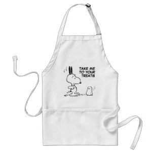 Peanuts Woodstock Scares Snoopy Adult Apron
