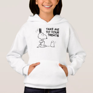 Peanuts Woodstock Scares Snoopy Hoodie