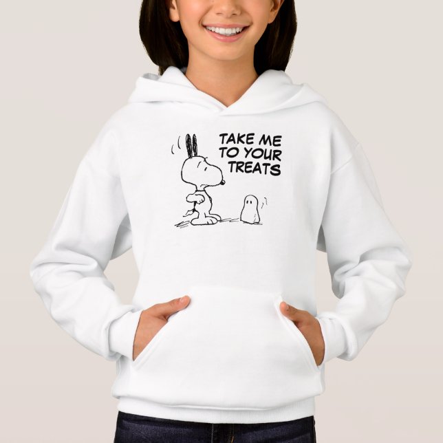 Peanuts | Woodstock Scares Snoopy Hoodie (Front)