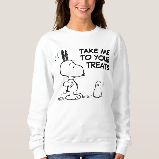 Peanuts | Woodstock Scares Snoopy Sweatshirt (Front)