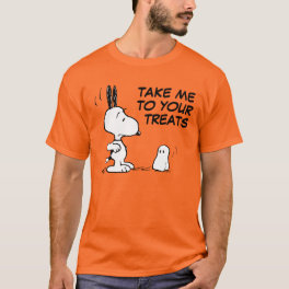 Peanuts Woodstock Scares Snoopy T-Shirt