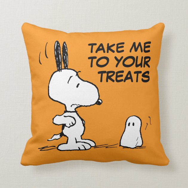 snoopy throw pillow