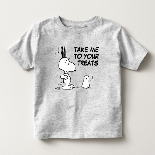 Peanuts | Woodstock Scares Snoopy Toddler T-shirt (Front)