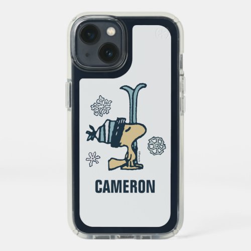 Peanuts  Woodstock Ski Pro  Add Your Name Speck iPhone 13 Case