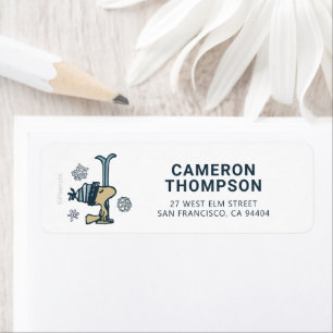 Peanuts   Woodstock Ski Pro Label