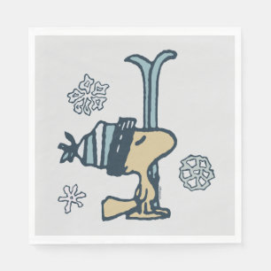 Peanuts   Woodstock Ski Pro Napkins