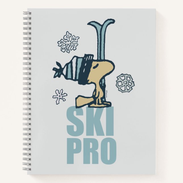 Peanuts | Woodstock Ski Pro Notebook (Front)