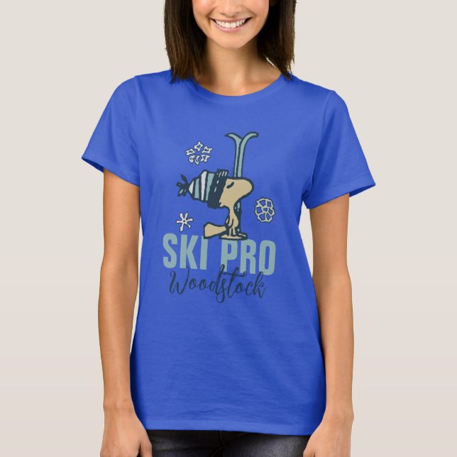 Peanuts | Woodstock Ski Pro T-Shirt (Front)
