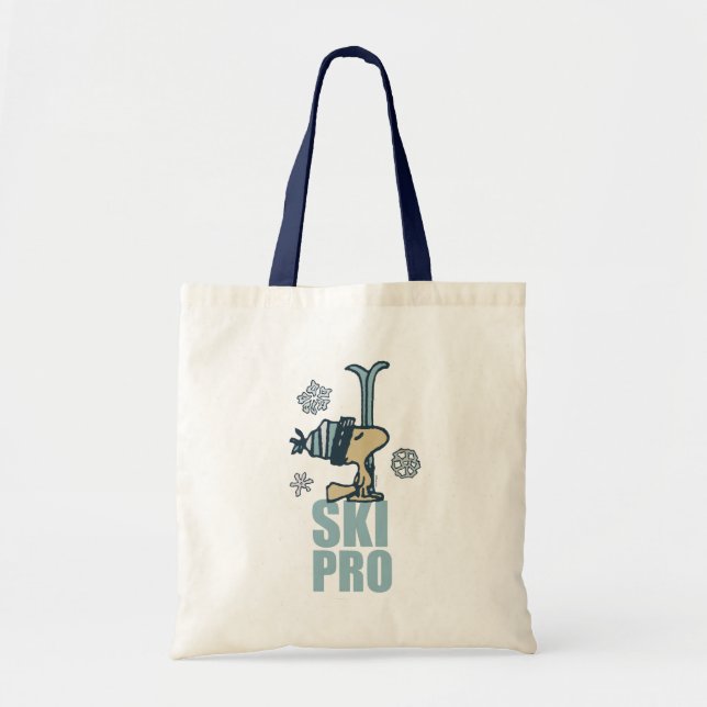 Peanuts | Woodstock Ski Pro Tote Bag (Front)