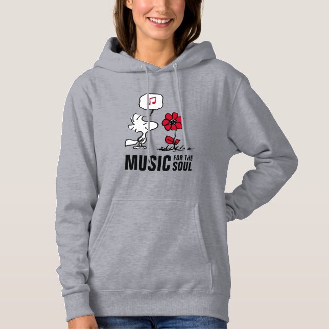 Peanuts | Woodstock Smelling the Flowers Hoodie (Front)