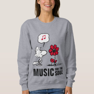 Peanuts Woodstock Smelling the Flowers Sweatshirt