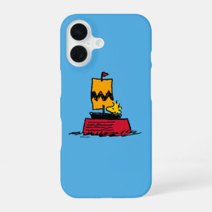 Peanuts Woodstock Snoopy Dish Sail Boat iPhone 16 Case