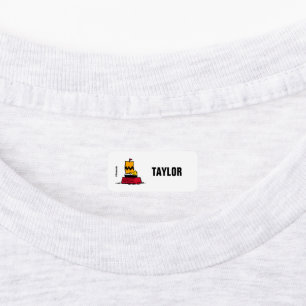 Peanuts Woodstock Snoopy Dish Sail Boat Kids' Labels