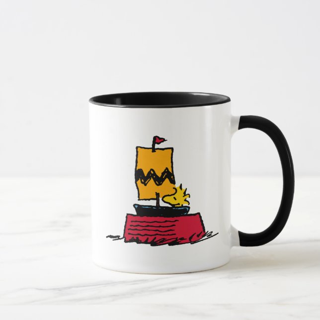 Peanuts | Woodstock Snoopy Dish Sail Boat Mug (Right)