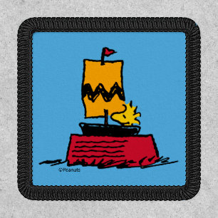 Peanuts   Woodstock Snoopy Dish Sail Boat Patch