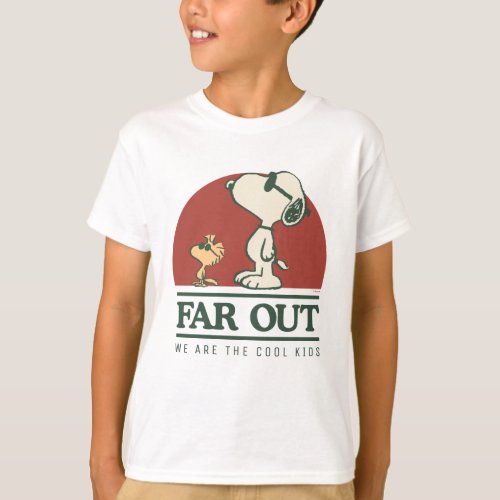 Peanuts  Woodstock  Snoopy Far Out T_Shirt