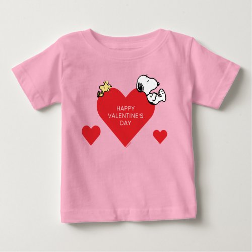 Peanuts  Woodstock  Snoopy Valentine Baby T_Shirt