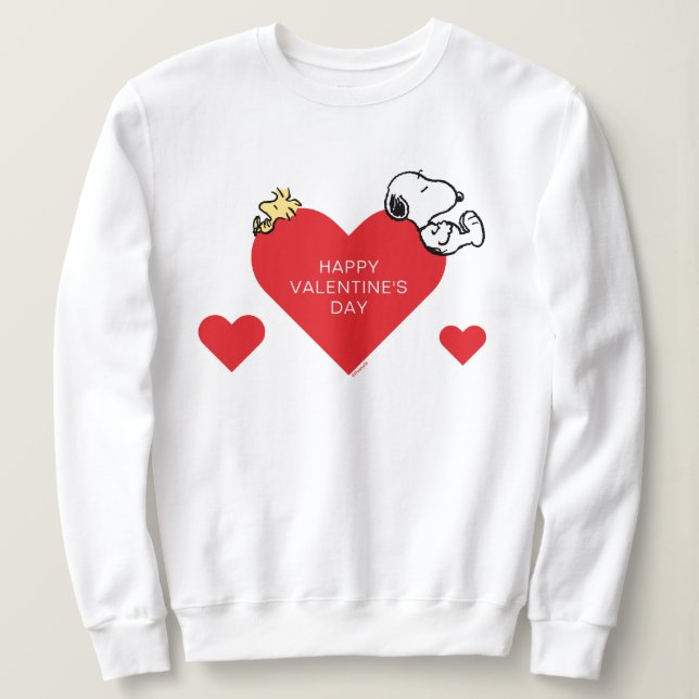 Peanuts | Woodstock & Snoopy Valentine Sweatshirt (Design Front)