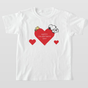 Peanuts Woodstock & Snoopy Valentine T-Shirt