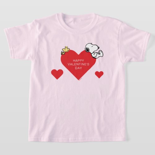 Peanuts  Woodstock  Snoopy Valentine T_Shirt