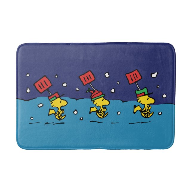 Peanuts | Woodstock Snow Shovel Team Bath Mat (Front)