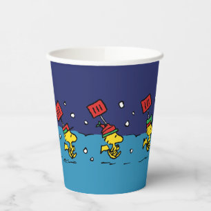 Peanuts Woodstock Snow Shovel Team Paper Cups