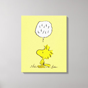 Peanuts   Woodstock Speaks Canvas Print