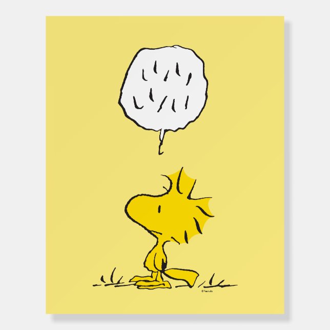 Peanuts | Woodstock Speaks Foam Board (Front)