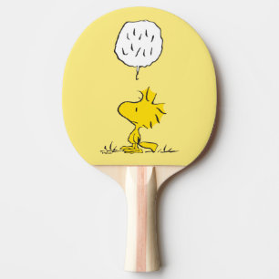 Peanuts   Woodstock Speaks Ping Pong Paddle