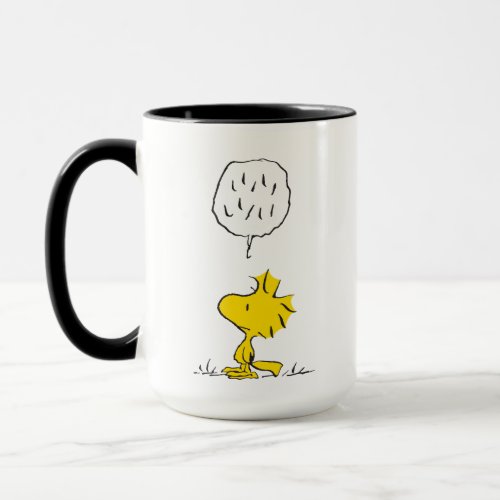 Peanuts  Woodstock Speaks  Polka Dots Mug