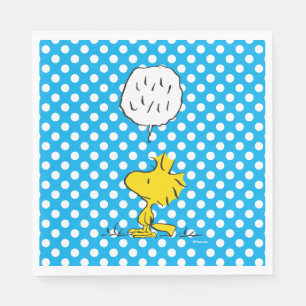 Peanuts Woodstock Speaks & Polka Dots Napkins