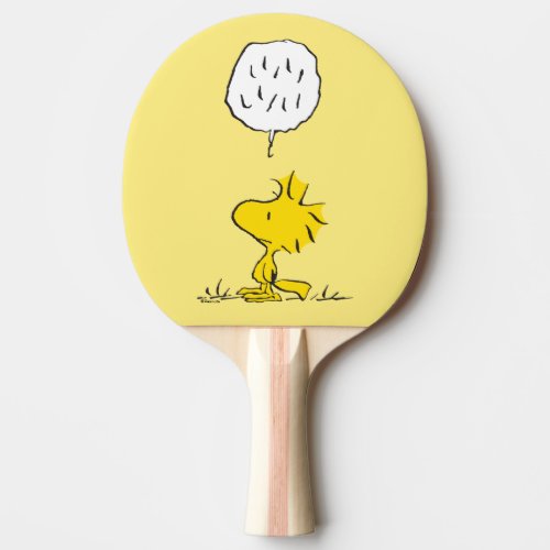 Peanuts  Woodstock Speaks  Polka Dots Ping Pong Paddle