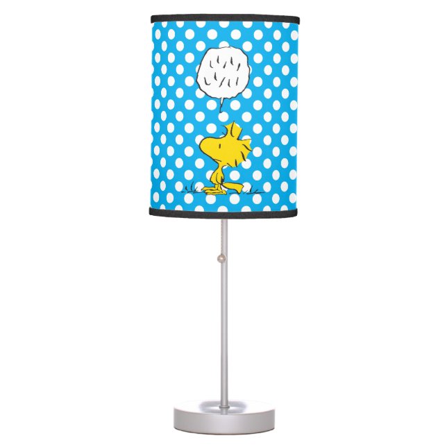 Peanuts | Woodstock Speaks & Polka Dots Table Lamp (Front)