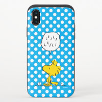 Peanuts | Woodstock Speaks & Polka Dots iPhone X Slider Case
