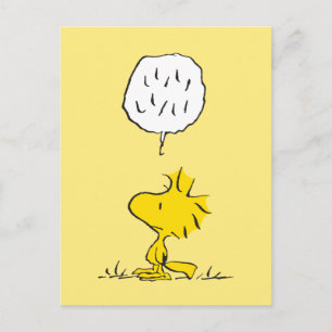 Peanuts   Woodstock Speaks Postcard