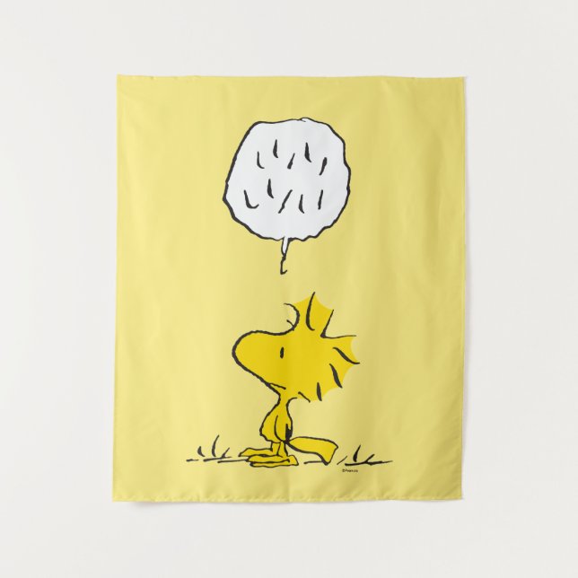 Peanuts | Woodstock Speaks Tapestry (Front)
