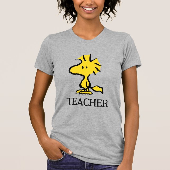 Peanuts | Woodstock Teacher T-Shirt (Front)