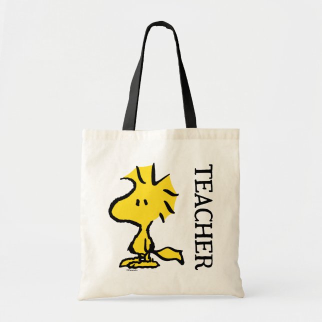 Peanuts | Woodstock Teacher Tote Bag (Front)