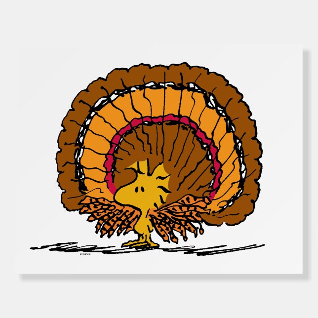 Peanuts | Woodstock Turkey Foam Board (Front)