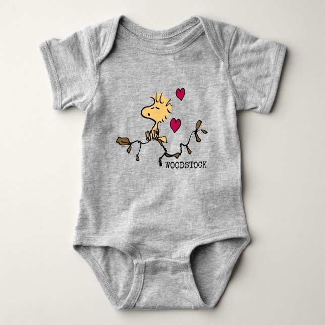 Peanuts | Woodstock Whistle Baby Bodysuit (Front)