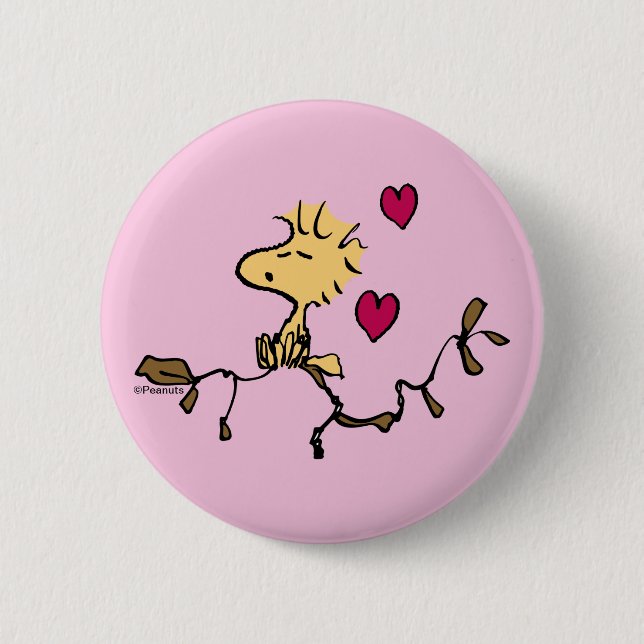 Peanuts | Woodstock Whistle Button (Front)