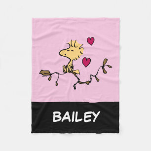 Peanuts Woodstock Whistle Fleece Blanket