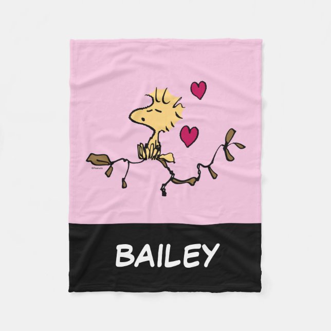 Peanuts | Woodstock Whistle Fleece Blanket (Front)
